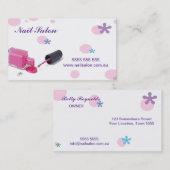 Nagel-Salon-Visitenkarte Visitenkarte (Vorne/Hinten)