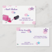 Nagel-Salon-Visitenkarte Visitenkarte (Vorne/Hinten)