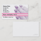 Nagel-Salon-Visitenkarten Visitenkarte (Vorne/Hinten)