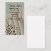 Nagel-Salon-Visitenkarten Visitenkarte (Vorne/Hinten)