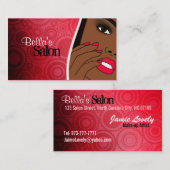 Nagel-Salon-Visitenkarten Visitenkarte (Vorne/Hinten)