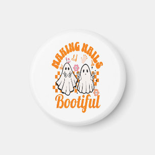 Nägel schön für Halloween machen Magnet