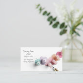 Nagel-Schönheits-Salon-Geschäft Visitenkarte (Stehend Vorderseite)