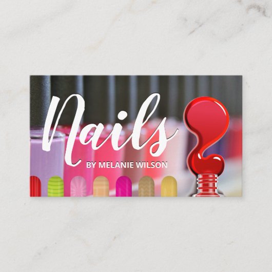 Nägel | Sortennagel Polnisch Visitenkarte (Vorderseite)