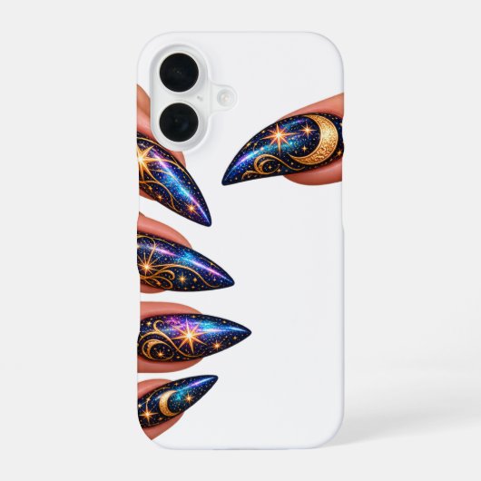 Nagel-Stil iPhone 16 Hülle (Rückseite)
