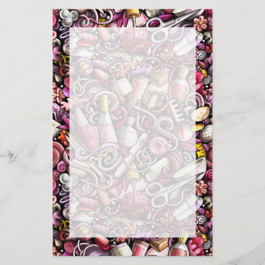 Nagel-Studio-Muster Briefpapier (Vorderseite)