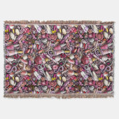 Nagel-Studio-Muster Decke (Vorderseite)