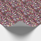 Nagel-Studio-Muster Geschenkpapier (Ecke)