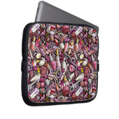 Nagel-Studio-Muster Laptopschutzhülle (Vorne Rechts)