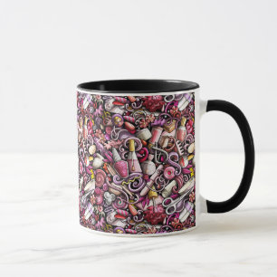 Nagel-Studio-Muster Tasse