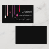 Nagel-Stylist/beruflicher Maniküre-Spezialist Visitenkarte (Vorne/Hinten)