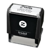 Nagel-Tech-Custom-Rücksendeadresse Elegant Permastempel (Produkt)