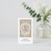 Nagel-Tech-Tarot-QR-Code-Karte Visitenkarte (Stehend Vorderseite)
