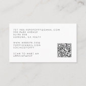 Nagel-Tech-Tarot-QR-Code-Karte Visitenkarte (Rückseite)