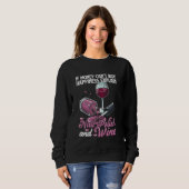 Nagel-Tech-Zitat Arbeitsuniform Nagellack Wein Wen Sweatshirt (Vorne ganz)