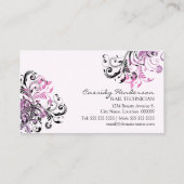 Nagel-Techniker-Schönheits-Salon Visitenkarte (Rückseite)