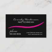 Nagel-Techniker/Schönheits-Salon Visitenkarte (Rückseite)