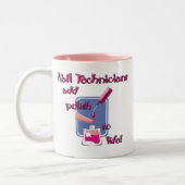 Nagel-Techniker-Tasse Zweifarbige Tasse (Links)
