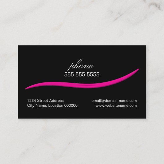 Nagel-Techniker Visitenkarte (Rückseite)