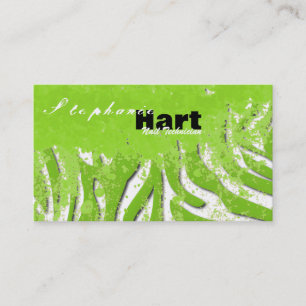 Nagel-Techniker-Visitenkarte - Schmutzzebra-Druck Visitenkarte
