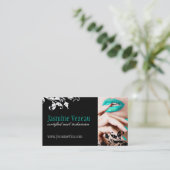 Nagel-Techniker-Visitenkarten Visitenkarte (Stehend Vorderseite)