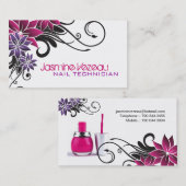 Nagel-Techniker-Visitenkarten Visitenkarte (Vorne/Hinten)