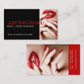 Nagel-Techniker-Visitenkarten Visitenkarte (Vorne/Hinten)