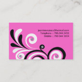 Nagel-Techniker-Visitenkarten Visitenkarte (Rückseite)