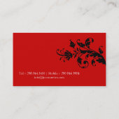 Nagel-Techniker-Visitenkarten Visitenkarte (Rückseite)