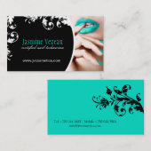 Nagel-Techniker-Visitenkarten Visitenkarte (Vorne/Hinten)