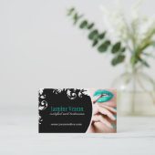 Nagel-Techniker-Visitenkarten Visitenkarte (Stehend Vorderseite)