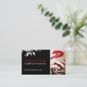 Nagel-Techniker-Visitenkarten Visitenkarte (Stehend Vorderseite)