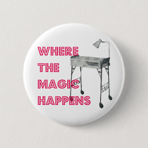 Nagel-Technologie-Manikürist-Magie-Knopf Button