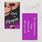 Nägel Visitenkarte (Vorne/Hinten)