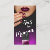 Nägel Visitenkarte (Vorderseite)