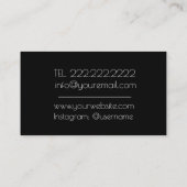 Nägel Visitenkarte (Rückseite)