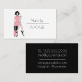 Nägel Visitenkarte (Vorne/Hinten)