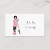 Nägel Visitenkarte (Vorderseite)