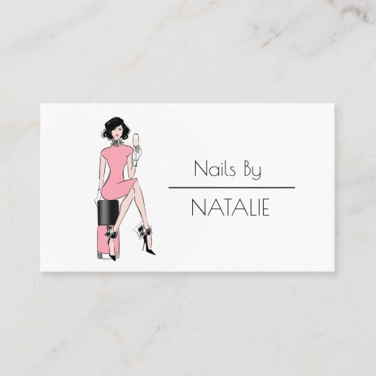 Nägel Visitenkarte (Vorderseite)