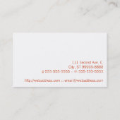 Nägel Visitenkarte (Rückseite)