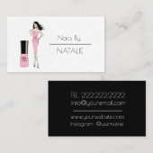 Nägel Visitenkarte (Vorne/Hinten)