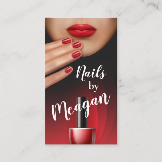 Nägel Visitenkarte (Vorderseite)