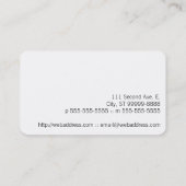 Nägel Visitenkarte (Rückseite)