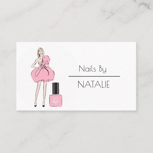 Nägel Visitenkarte (Vorderseite)