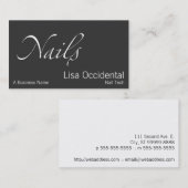 Nägel Visitenkarte (Vorne/Hinten)