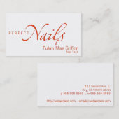 Nägel Visitenkarte (Vorne/Hinten)