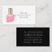 Nägel Visitenkarte (Vorne/Hinten)