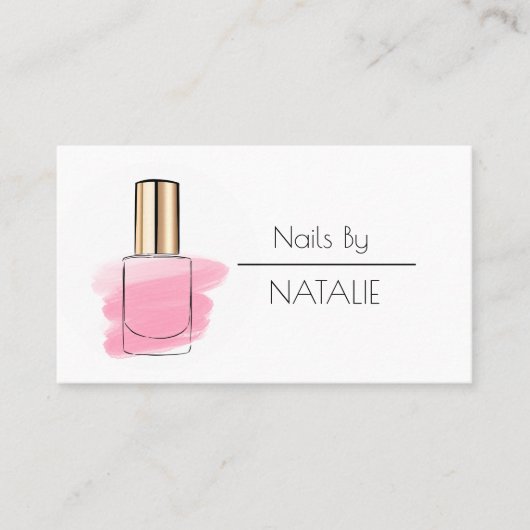 Nägel Visitenkarte (Vorderseite)