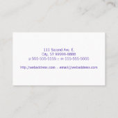 Nägel Visitenkarte (Rückseite)