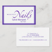 Nägel Visitenkarte (Vorne/Hinten)